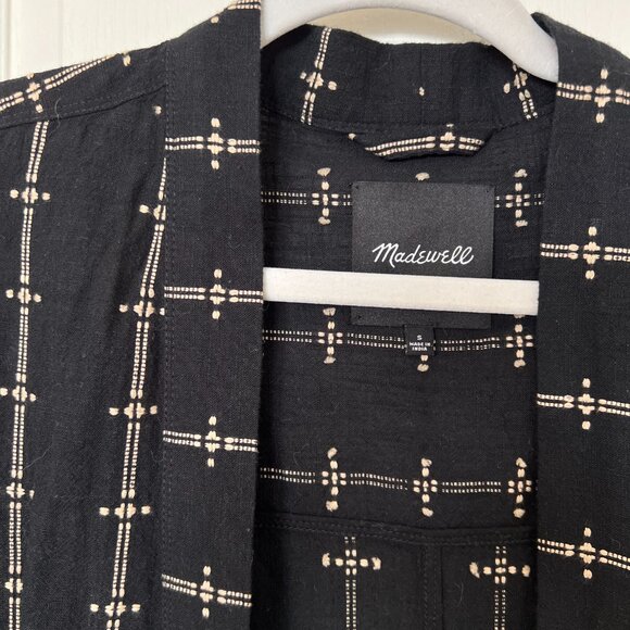 NWOT Madewell Robe Jacket in Jacquard, S - Picture 6 of 7